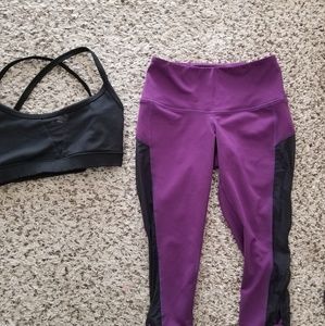 Popflex bra and capri